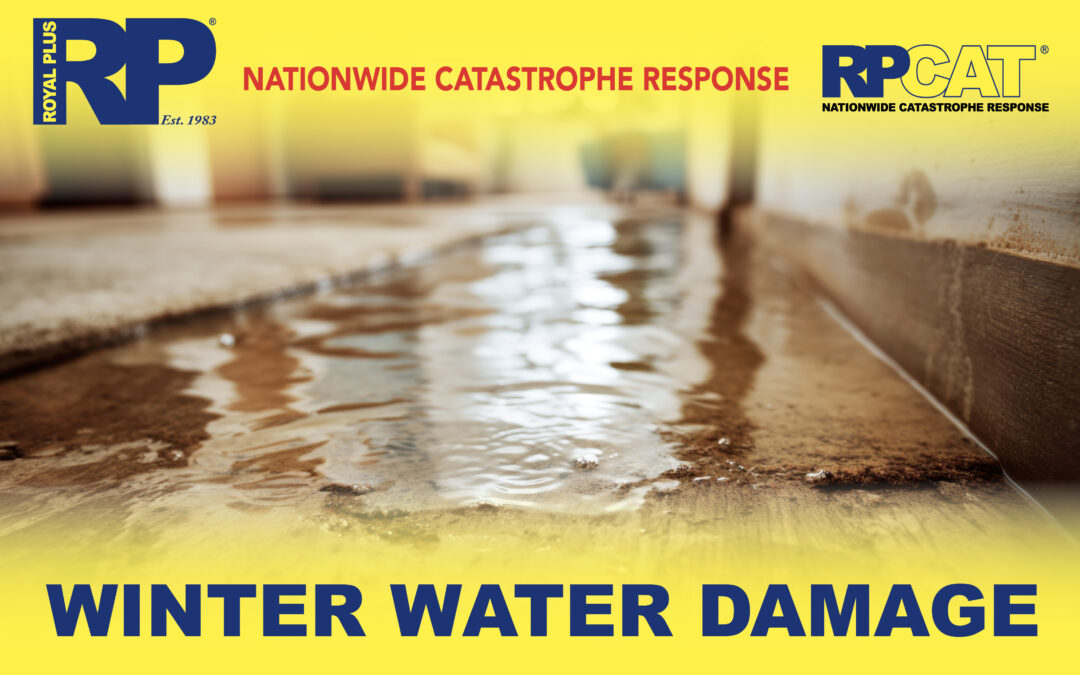 Interior of a house that has a damaged floor and wall from water damage